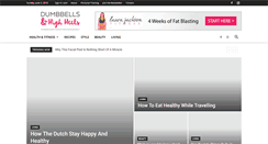 Desktop Screenshot of dumbbellsandhighheels.com